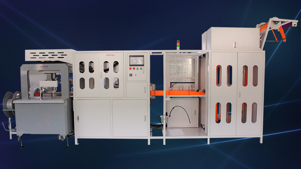 Length cutting and winding machines